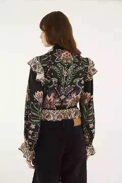 Blusa manga jardim maravilhoso - farm rio - comprar online