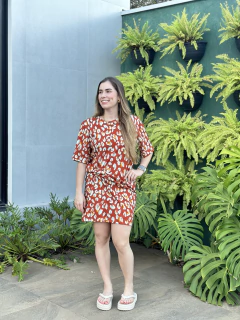 VESTIDO MALHA ESTAMPA ONÇA NAVARRA - ANIMALE JEANS