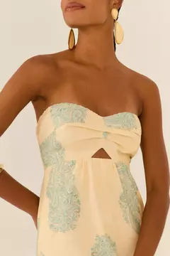 Vestido midi estampa rani - Mari filó - comprar online