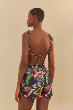 short estampado voo dos passáros - farm praia - ELMÊ