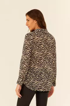 Camisa Ggt Estampa Rajado - MARIA FILÓ - loja online