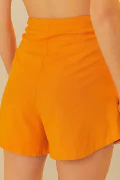 short laranja bolso alfaiataria - farm - ELMÊ