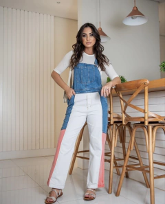 macacão jeans duo