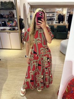 VESTIDO RECORTE LOGOTUCA MALHA - FARM RIO - loja online