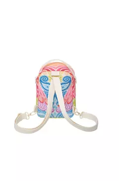 mini mochila borogodó arco-íris tropical - comprar online