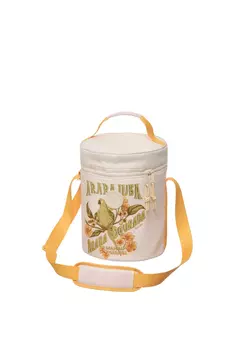 cooler farofa floral ararajuba