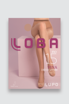 Meia Calça fio 15 Adulto Dedos Livres Loba cor natural - comprar online
