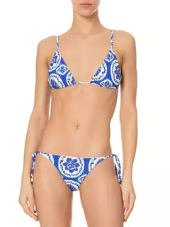 biquíni lacinho mania de azulejo - farm praia