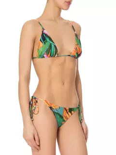 biquíni lacinho folhagem de banana - farm praia - comprar online