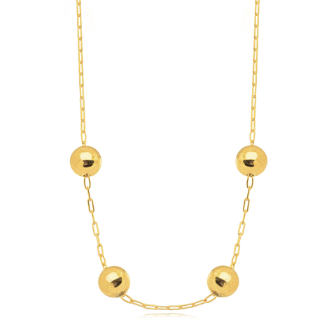 Choker Bruxelas - ouro 30cm