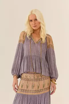 blusa estampa joya - MARIA FILÓ - comprar online