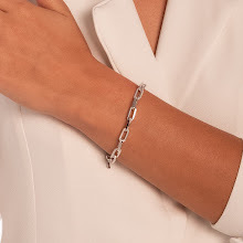 Pulseira tóquio ródio branco