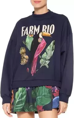 Vestido Moletom Banana Uva - farm na internet