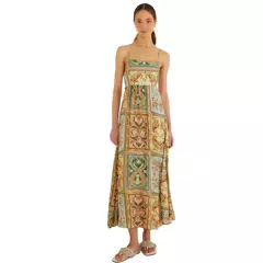 Vestido cropped naipe animal - farm - comprar online