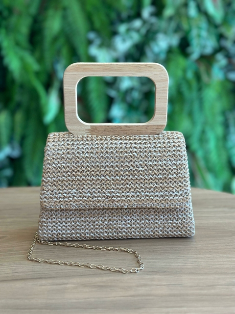 Bolsa de palha - Cíntia - escura