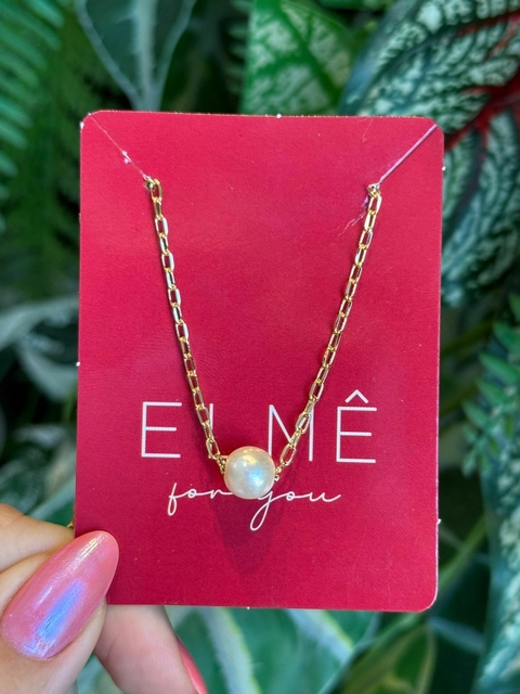 choker elo pérola - ouro - comprar online