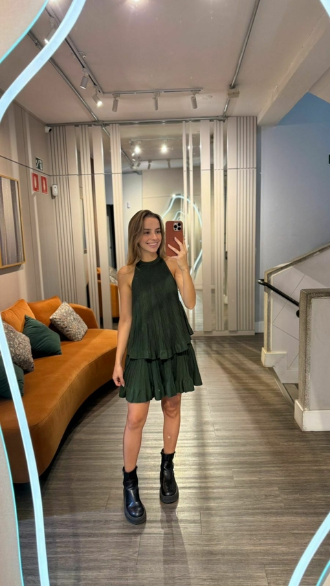 Conjunto tricot júlia - verde - comprar online