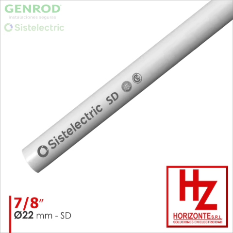 Tubo 7/8" PVC Semi Pesado - comprar online