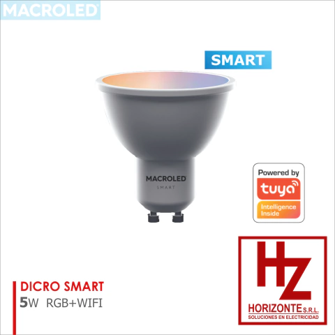 Lámparas Dicro Led 5W Smart RGB+WIFI - comprar online