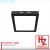 Plafón Cuadrado Led de 18W Negro Luz Blanco Frío