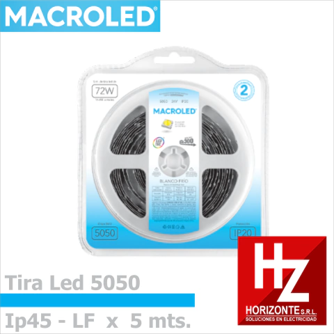 Tira Led 5050 IP45 LF x 5mts.