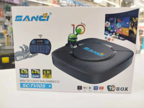 Tv Box 4gb Ram 64gb Rom SANCI con mini teclado inalambrico