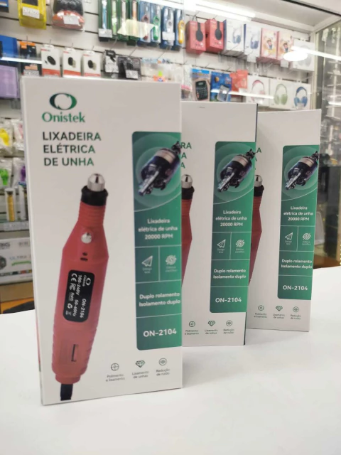 Mini torno de uñas c/fresas ONISTEK