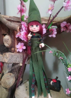 Garraduende menina Verde Musgo Ruiva - comprar online