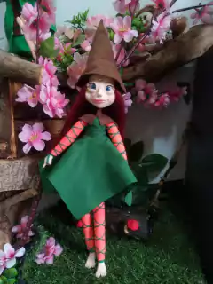 Duendinha Ruiva, Verde e Laranja