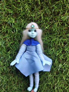 Ondina Elemental das águas sereia - Duende na Garrafa | Luz de Lótus Artesanato Espiritual