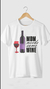 Remera mom wine blanca