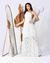 Vestido multiformas longo de noiva na renda - Lurian