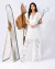 Vestido multiformas longo de noiva na renda - Lurian - Closet Garota Up Vestidos Brancos para Casamento Civil -