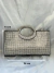 Imagem do Clutch de Festa Prata com Alça Oval Metálica
