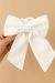 Laço de Cabelo Branco em Crepe - comprar online