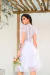 Vestido noiva civil Aurora em tule de poá - loja online