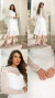 Vestido de Novia Civil Longuette – Modelo Crystal - Closet Garota Up Vestidos Brancos para Casamento Civil -