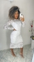 Vestido de noiva midi Ivy de manga longa rendado - loja online