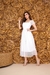 Vestido de noiva com manga princesa curta e saia rodada de poá - Flor - comprar online