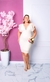 Imagem do Vestido de noiva civil Beatriz com a barra reta e manga de tule poá