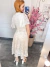 Vestido de noiva civil com manga e saia evasê longuete- Sephora - buy online