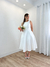 Vestido de noiva princesa com saia godê tecido zibeline - Camila - comprar online