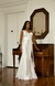 VESTIDO DE NOIVA LONGO TECIDO ZIBERLINE MODELO SEREIA- PATRICIA