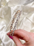 Tiara de cabelo com strass na internet