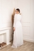 VESTIDO NOIVA LONGO MODELO BOHO NO LUREX - Closet Garota Up Vestidos Brancos para Casamento Civil -