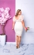 Vestido de noiva civil Beatriz com a barra reta e manga de tule poá - comprar online