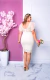Vestido de noiva civil Beatriz com a barra reta e manga de tule poá - comprar online