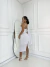 Vestido Elegante para Casamento Longuete com Capa- Carol - comprar online