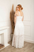 Vestido de noiva casamento longo com decote profundo Vitória - comprar online
