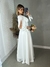 Imagem do VESTIDO DE NOIVA CASAMENTO LONGO MANU COM DECOTE EM V E SAIA FLUIDO